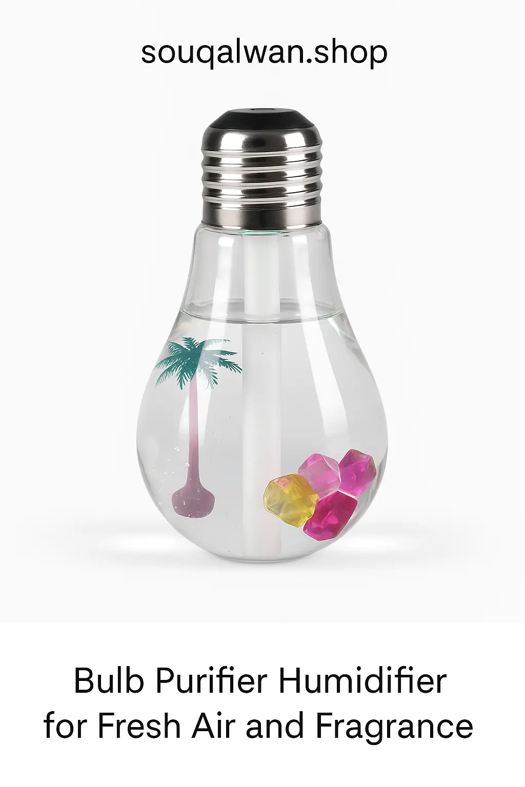 Stylish Bulb Humidifier & Fragrance Diffuser – Purify Air with a Touch of Elegance